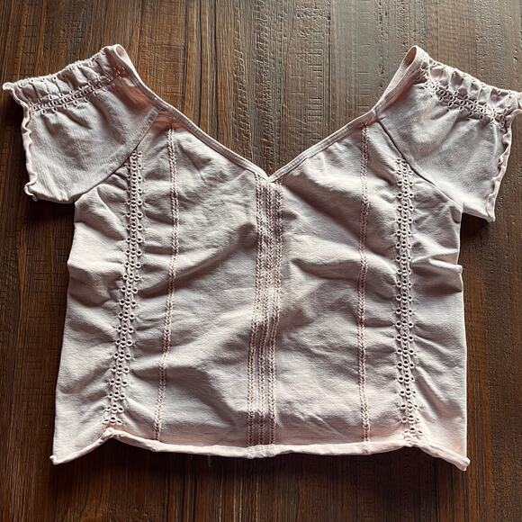 Free People Pink Crop Top - Picture 6 of 6